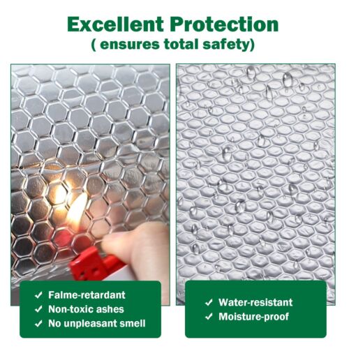 20X 2MM Sound Deadening Proofing Mat Foil Butyl Car Van^Vibration,Damping -UK - Picture 7 of 14