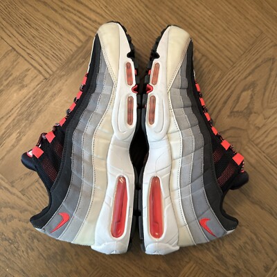 Size 11.5 - Nike Air Max 95 Black Hot Red for sale online | eBay