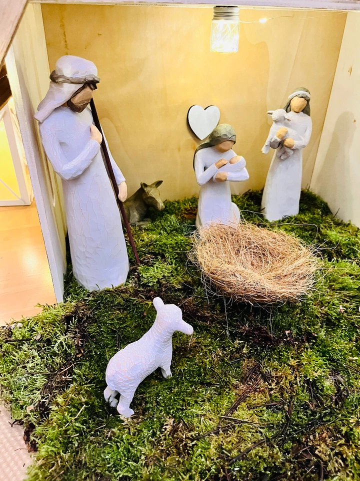 ❤️ Willow Tree Figur Krippenfiguren Heilige Familie Maria Jesus 26005 Nativity - Bild 3 von 4