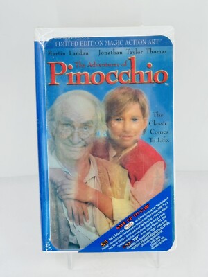 The Adventures of Pinocchio (Sealed VHS, 1996) in Original