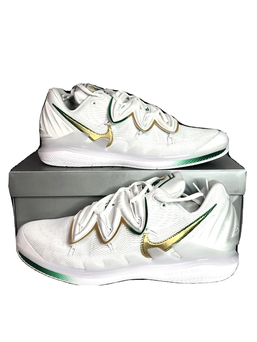 Desilusión cáustico roto Nike Mens Air Zoom Vapor X Kyrie V Nick Kyrgios Clover BQ5952-101 Celtics  Sz 14 | eBay