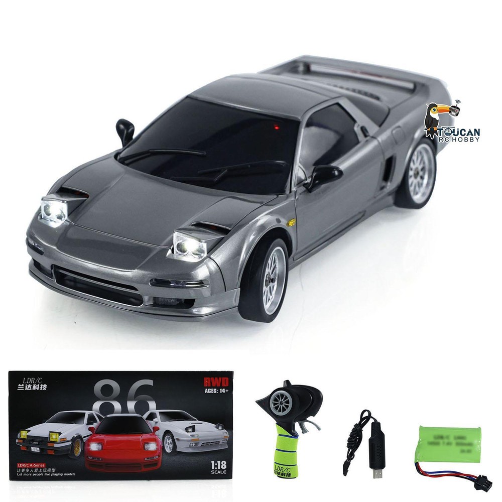 1/18 Scale LDRC RC Drift Car RWD Electric with Gyroscope LD1803