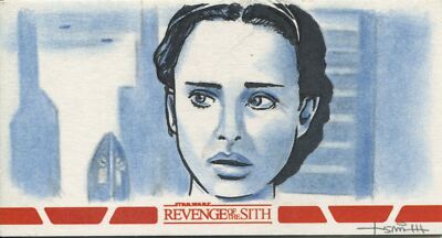 Star Wars Rache der Sith 3D Sketchkarte von Todd Smith