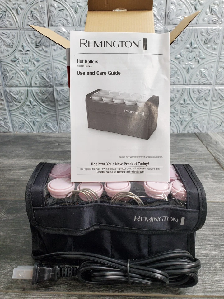 Remington H-1015 Compacto Cerámica 10 Hot Rollers 1 1/4" Grande y 1" Tamaño Mediano Foto 3 de 4