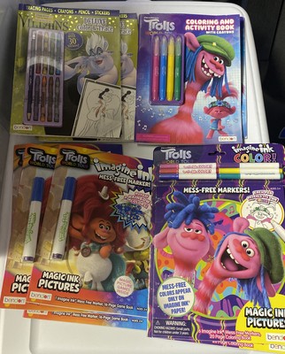 Lot of 20 Bendon Imagine Ink Pictures Activity Books And Deluxe Color And Trace