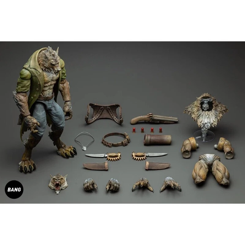 Figura de acción usada Hot Toy 1/12 hombre lobo veterano William modelo en stock regalo Foto 2 de 4