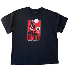 Camisa STAR WARS x BOBA FETT Para Hombres 2XL Geeknet Negra Gráfica Camiseta Cazarrecompensas