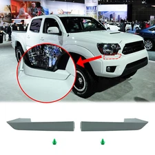 Front Bumper Headlight Filler Trim Panel LH & RH Set For Toyota Tacoma 2012-2014