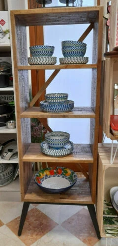 Libreria in teak per la casa