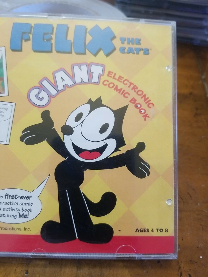 Cómic electrónico GIGANTE FELIX the CAT (4-8 AÑOS) PC-CD, 1995 - CD usado Foto 2 de 4
