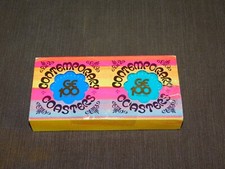 VINTAGE BAR KITCHEN GE GENERAL ELECTRIC 1878-1978 8 PLASTIC COASTERS IN BOX