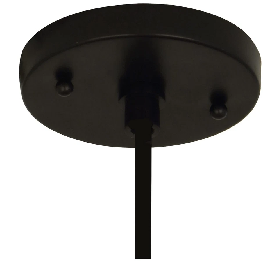 Dal - Colgante de 1 luz de 12,50 pulgadas - Acabado de bronce pátina profunda Foto 3 de 3