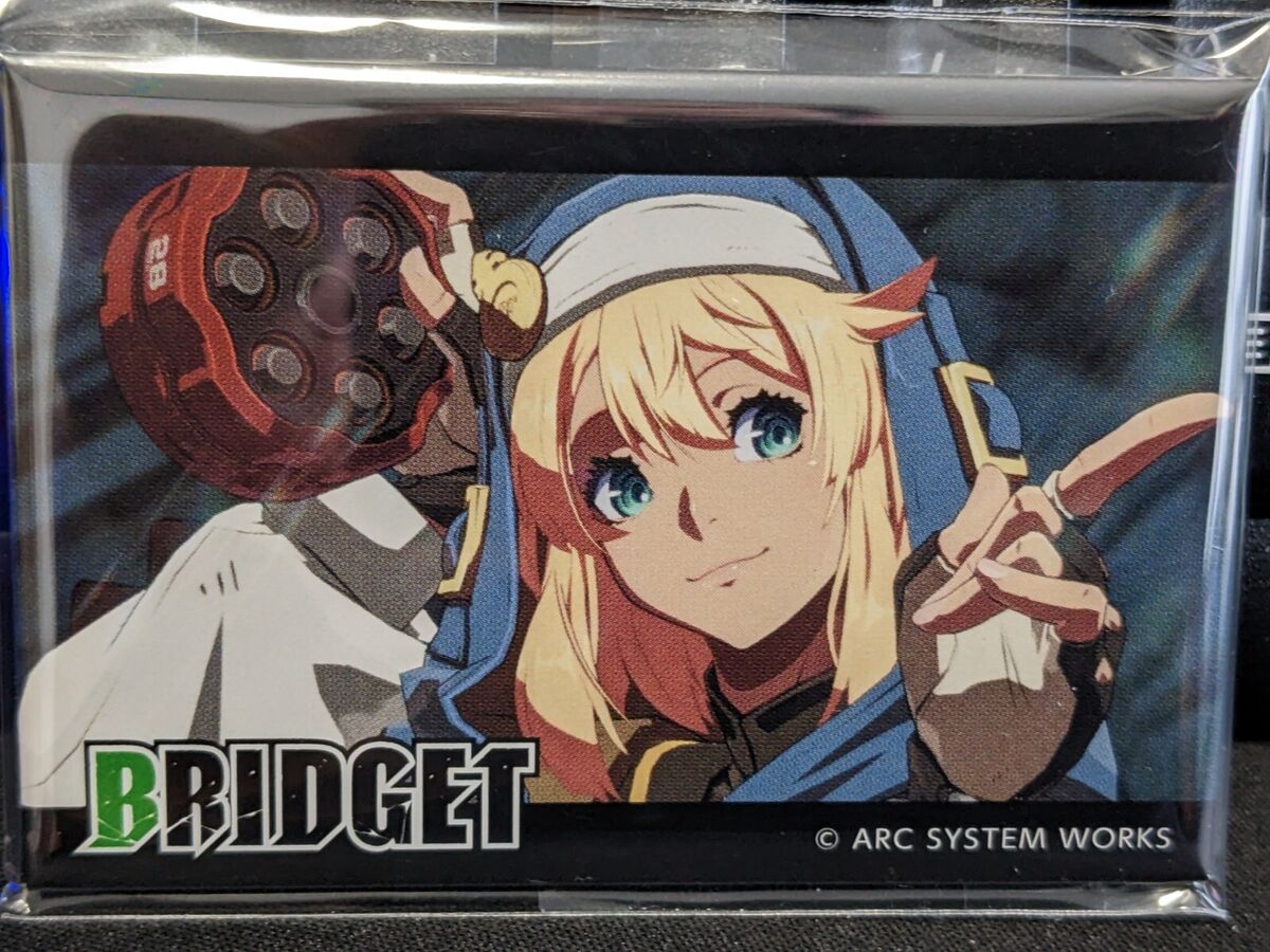 Guilty Gear Strive Official Birthday Kuji Bridget Square Can Badge