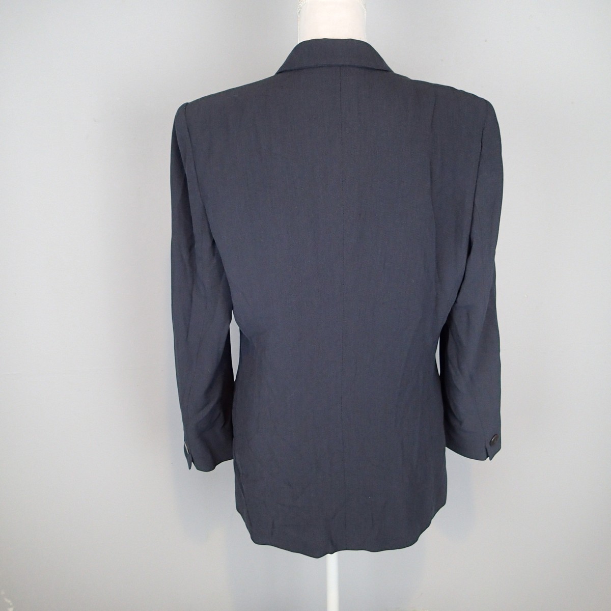 giorgio armani le collezioni BLAZER Jacket Sz 46/12 wool bl giorgio armani le collezioni BLAZER Jacket Sz 46/12 wool bl
