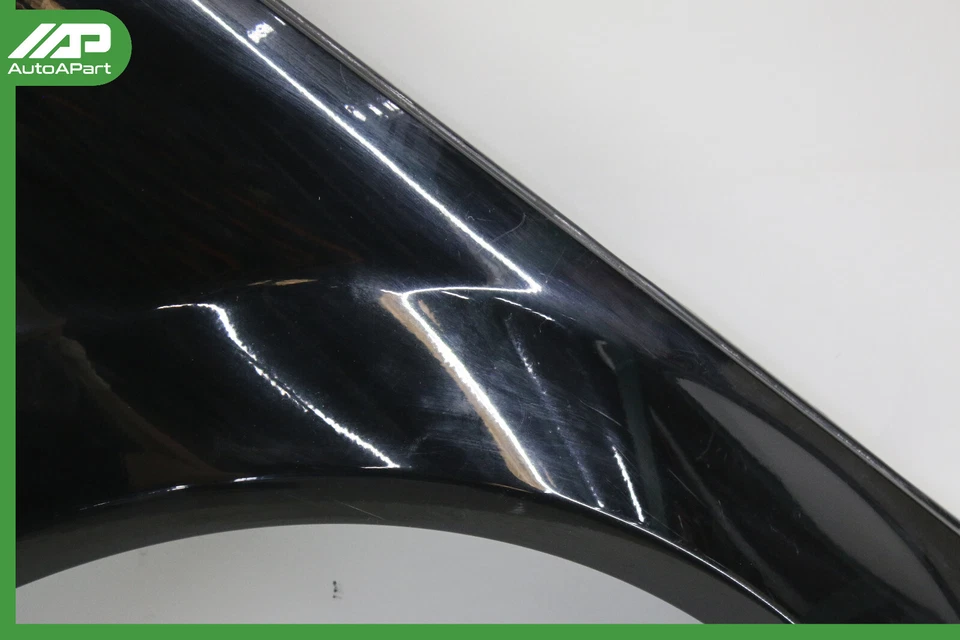 ✅ 08-14 W204 Mercedes C300 C350 guardabarros delantero derecho lado pasajero conjunto negro OEM Foto 3 de 4