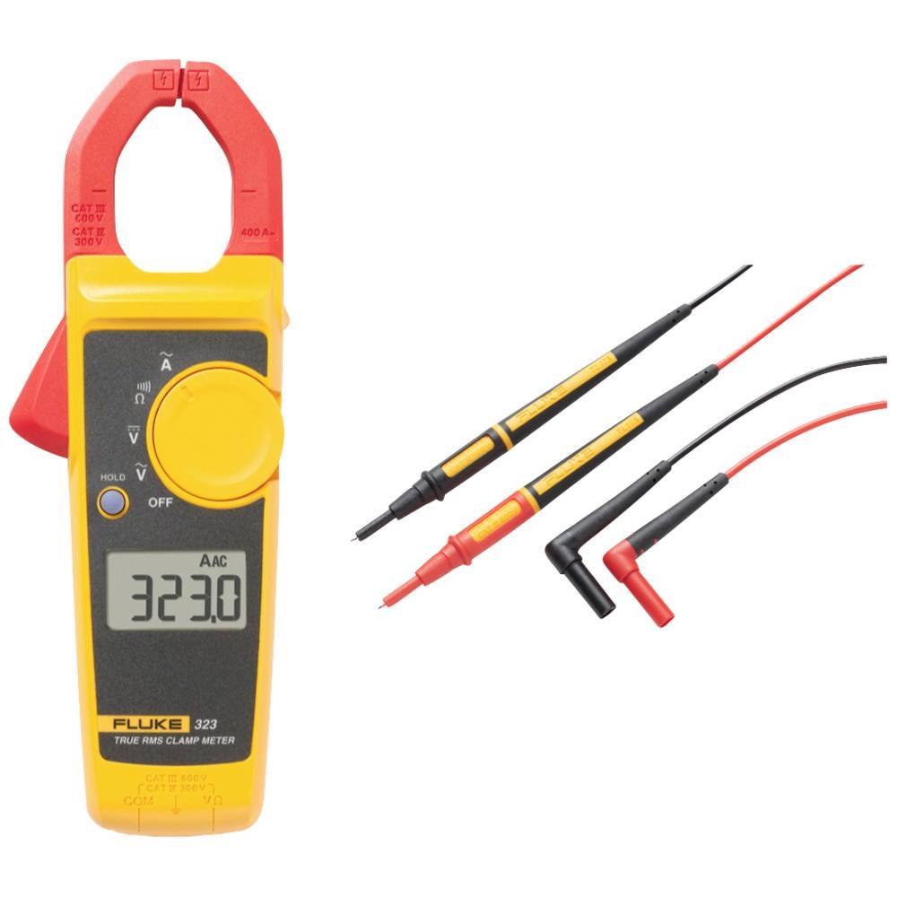 Fluke FLK-323/TL175 Pinza amperometrica, Multimetro portatile digitale CAT III