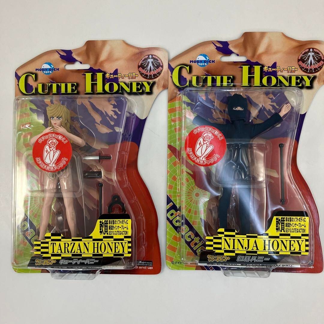 CUTIE HONEY フィギュアセット　レッズ　モビーディック Moby dick cutie honey Figure 6 Set Vintage Rare toy F/S from