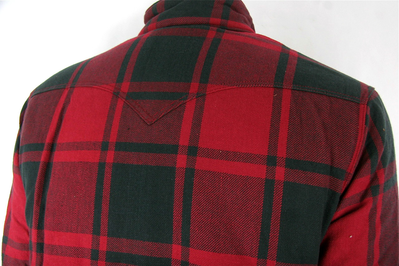 Levi's Red Plaid Quilted Jacket  Standard Fit Levi Strauss & Co Levis