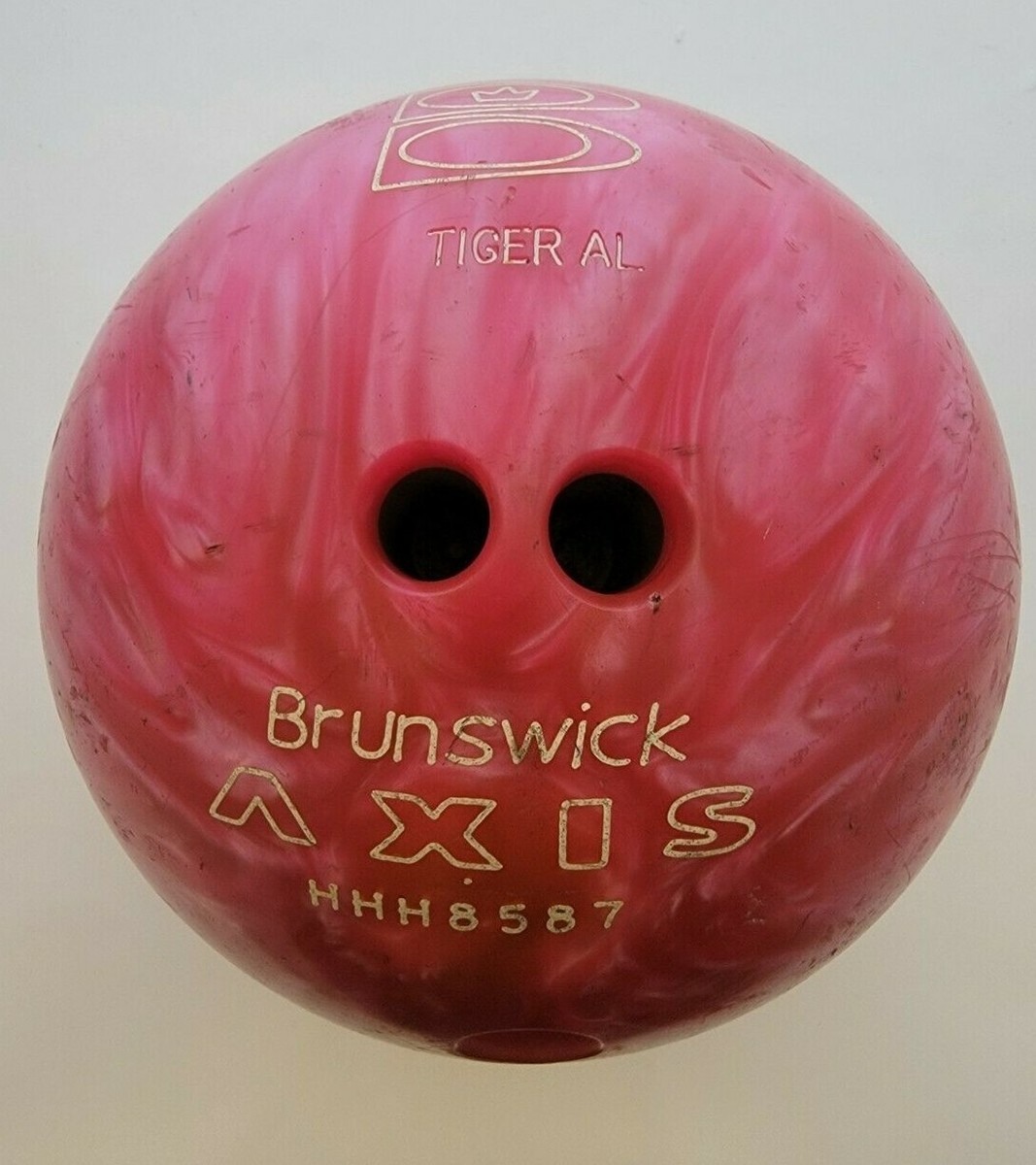 Brunswick Axis Bowling Ball 12.20 Lbs Pink Marble HHH8587 | eBay