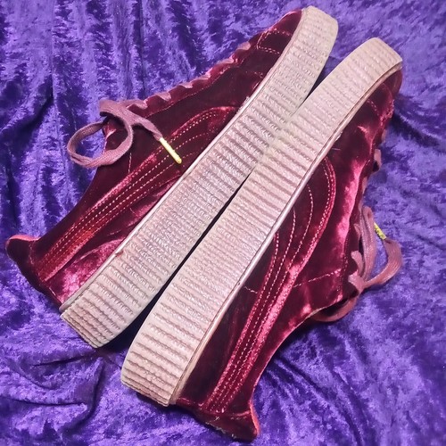 Size 12 - PUMA Fenty Creeper Royal Purple/ Burgundy 2016 - 364466-02 Rhianna - Picture 13 of 17