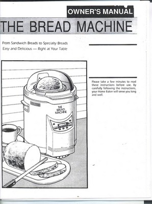 DAK Bread Machine Manual FAB 2000 II, FAB 2000 IV, FAB 3000 V TURBO BAKER
