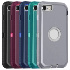 iPhone SE 2nd Gen 2020/SE 3rd Gen 2022 Case Heavy Duty Shockproof Phone Cover