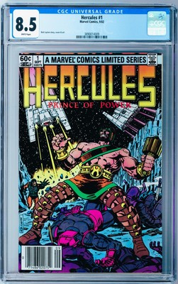 Hercules #1 CGC 8.5 (Sep 1982, Marvel) Limited Series, Bob Layton Story & Cover