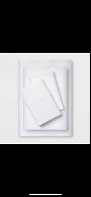 Queen Solid Performance 400 Thread Count Sheet Set - Threshold 