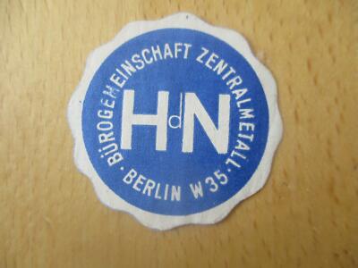 (5649) Reklamemarke - Bürogemeinschaft Zentralmetall Berlin