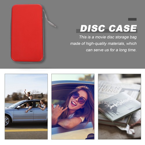 Car CD Case 80 Capacity Disc Storage Bag DVD Holder Pouch DVD Organizer - Afbeelding 7 van 12