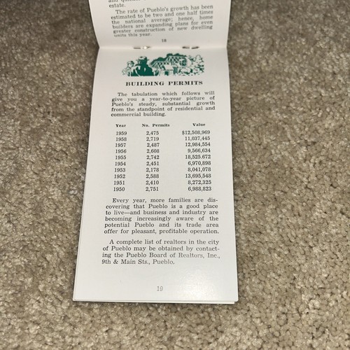 60er / 70er Jahre PUEBLO COLORADO - FACTS Prospekt - 100 Jahre Fortschritt - Bild 8 von 15