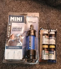 Sawyer Mini Water Filtration System Filters Up to 100,000 Gallons SP128  NEW
