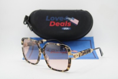 NEW CHAMPION POPPY C02 BROWN HAVANA GOLD BLACK AUTHENTIC SUNGLASSES 59-13
