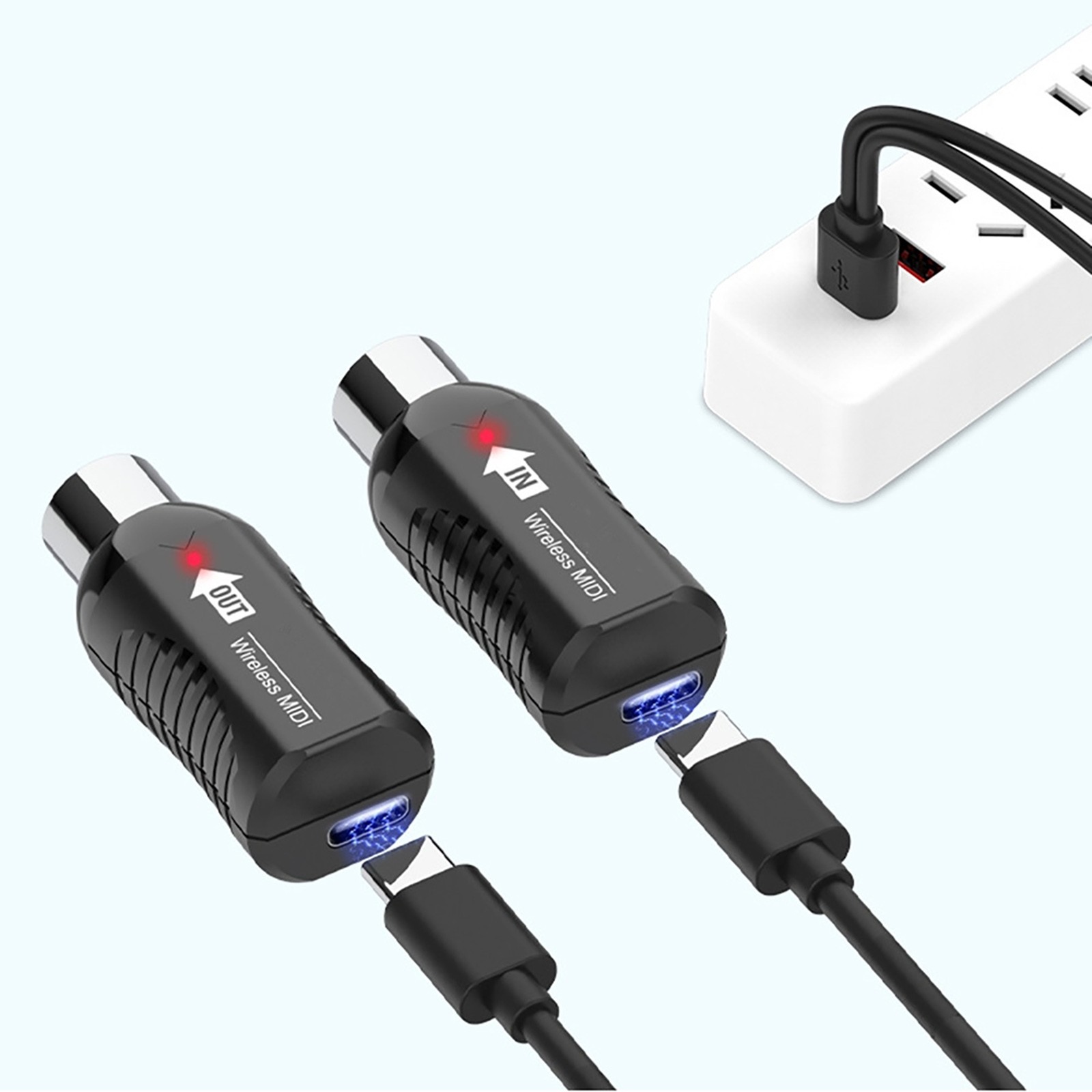 Trasmettitore Ricevitore Wireless Midi per Pianoforte foto 6