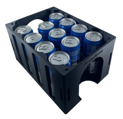 Pfandkiste/Dosenkiste 250/330/500 ml | PETG | stapelbar & stabil
