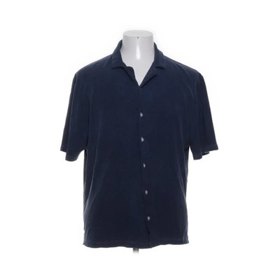 Sunspel, Kurzarmhemd, Größe: XL, Blau, Baumwolle, Samt, Herren #VHD
