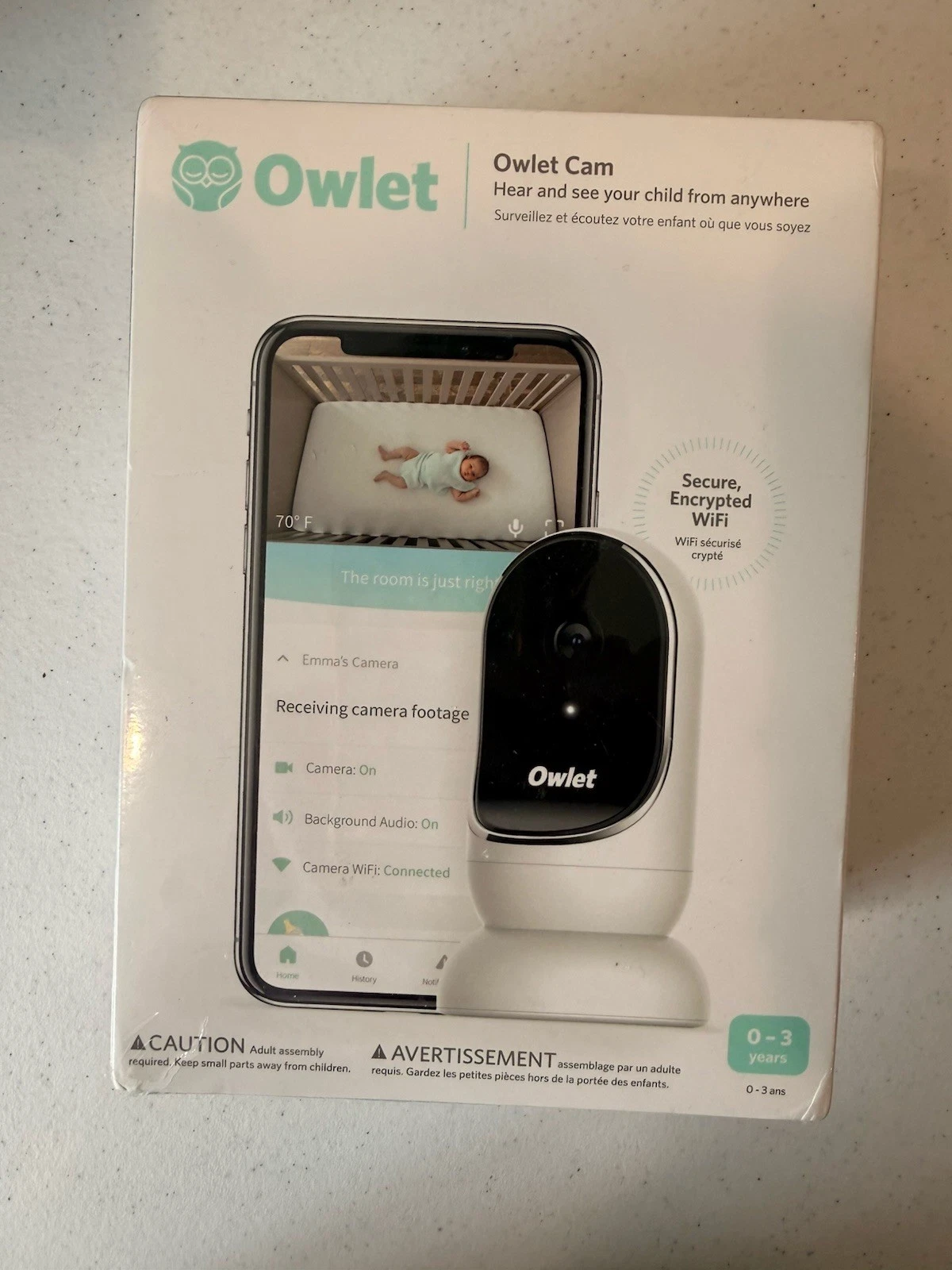 Owlet Baby Monitor Camera Secure WiFi Live Stream to Multiple Devices
Opens in a new window or tab