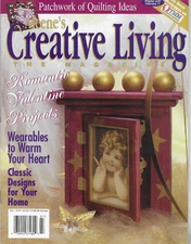 Aleene's Creative Living Magazine Jan 1998 Decorations Crafts Valentine's Day