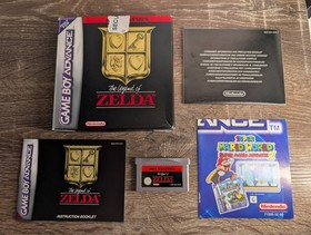 Nintendo NES Classics The Legend of Zelda GBA RPG Complete In Box AUS