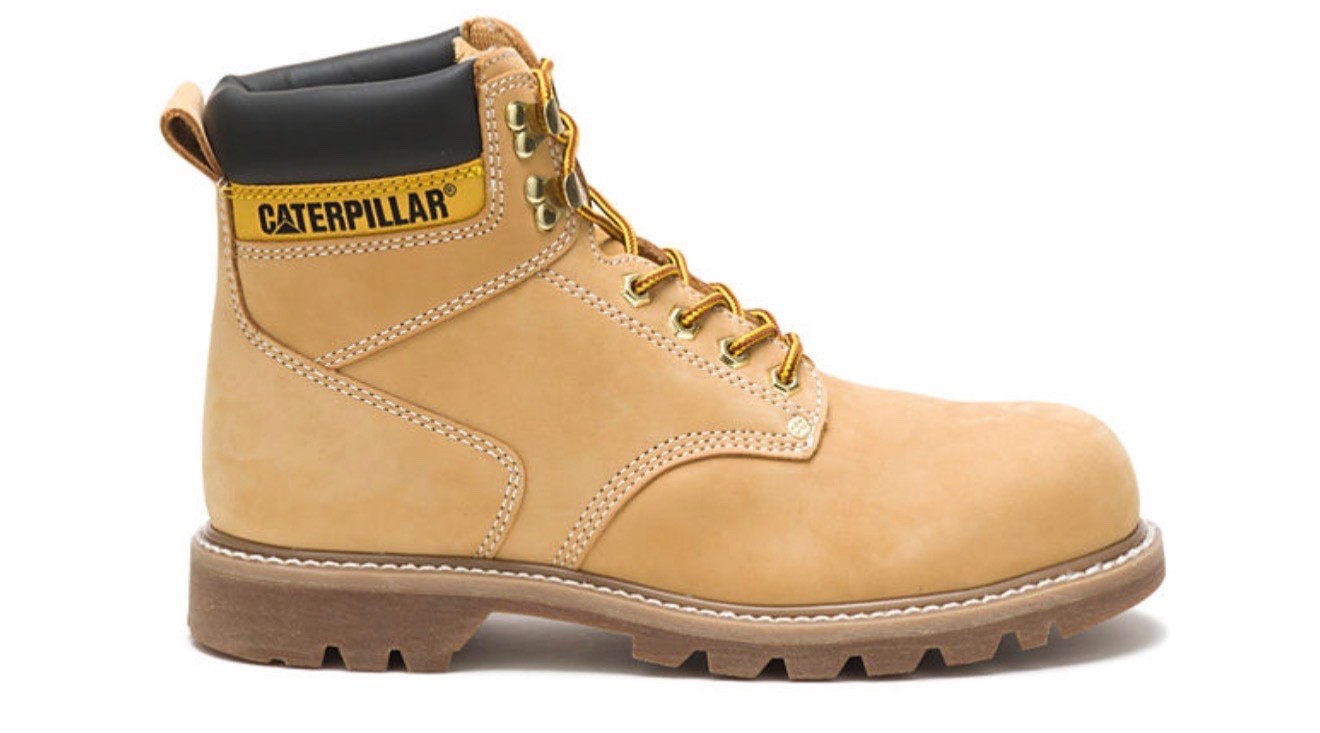 's Second Shift Steel Toe Work Boot P89162 Honey Boots Medium Cat