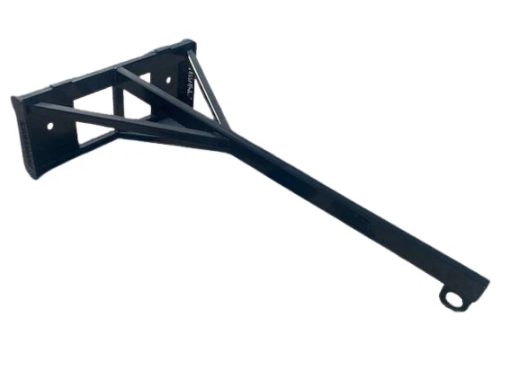 Accesorio de elevación de polipasto de pluma recta con poste de pluma de 80′′ se adapta a minicargadora de fijación rápida