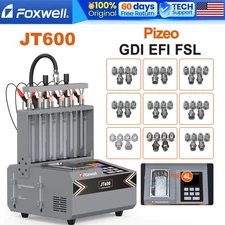 Ultrasonic Fuel Injector Cleaner Tester Car Piezo Fuel Nozzle Cleaning Machine