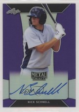 2018 Leaf Metal Draft Purple 18/25 Nick Schnell #BA-NS1 Auto lm7