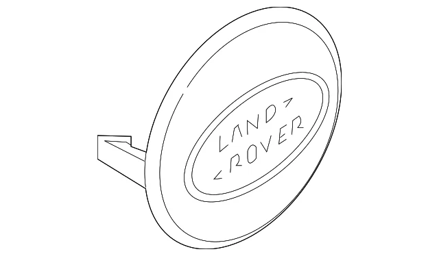 Tapa central de rueda Land-Rover genuina plata satinada LR069900 Foto 2 de 4