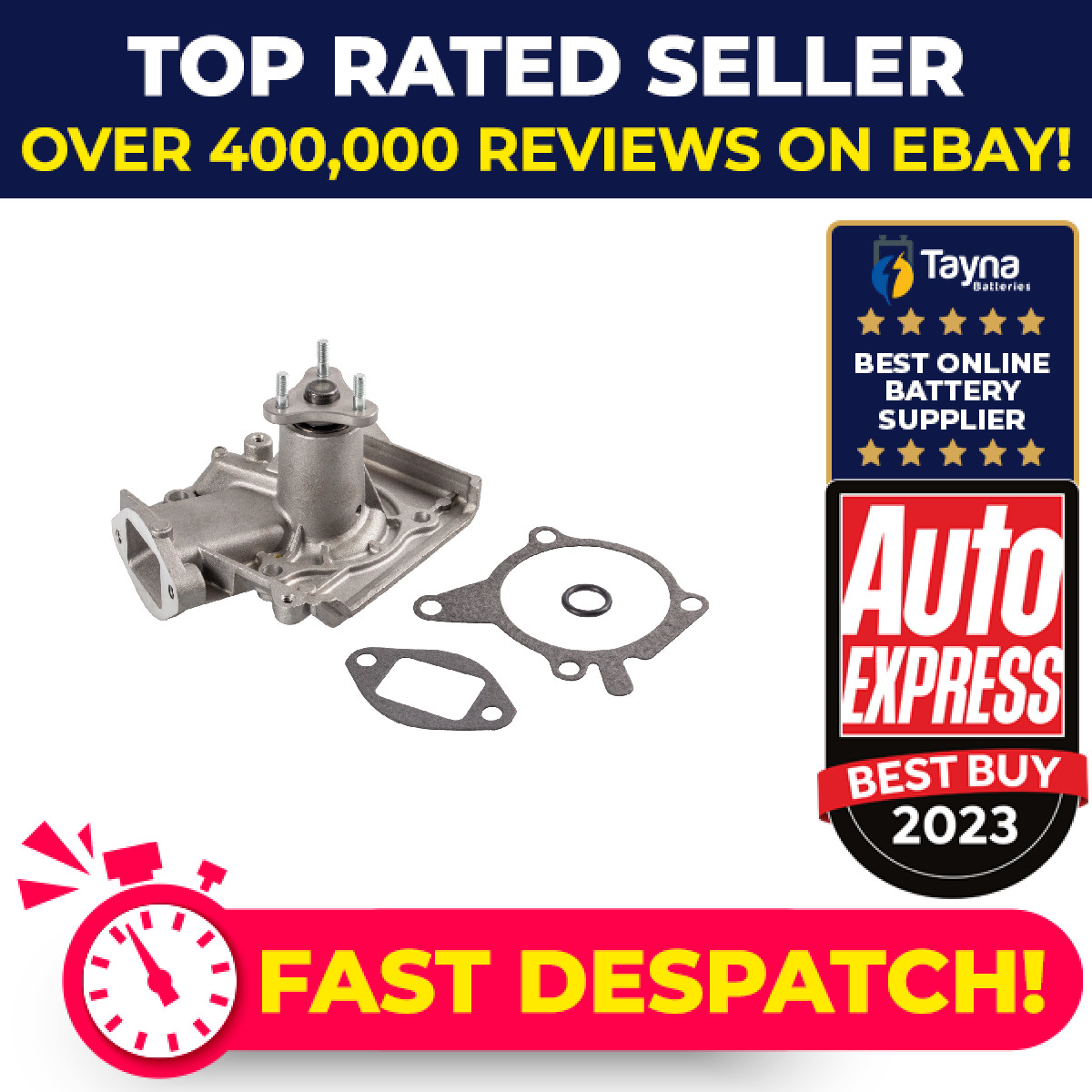 Water Pump fits MAZDA 323 Mk3 1.5 87 to 89 Coolant B3C715010 B3C715010A Febi New