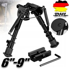 Taktische Einstellbare Bipod 6-9'' Gewehr Zweibein Faltfeder f&uuml;r Jagd Luftgewehr