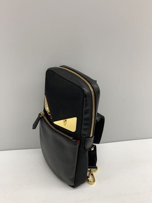 FENDI Monster Bugs Eye Body Bag Shoulder Bag -- BLK 7VZ033 | eBay