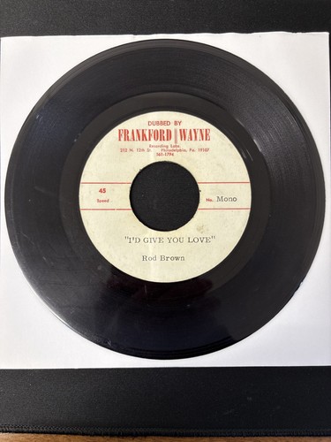 Rod Brown - Rare 70s Soul Acetate (Clips Included)