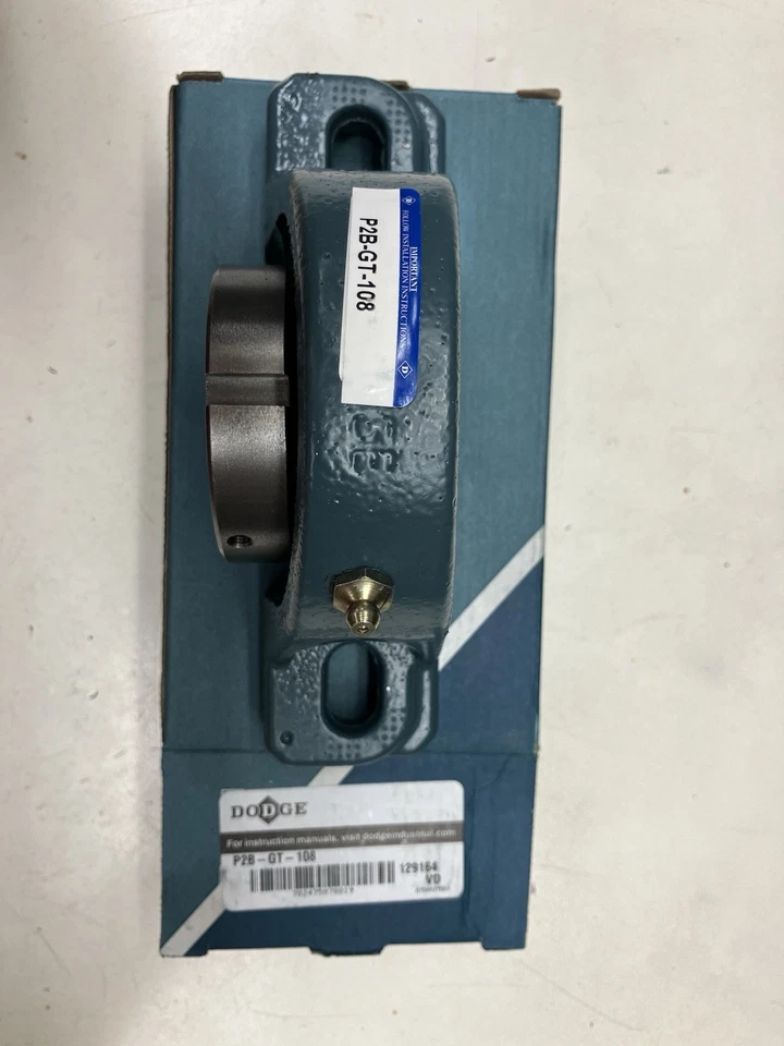 Rolamento de bloco de travesseiros Dodge 1 1/2" furo P2B-GT-108 129164 VD novo na caixa P2BGT108 - Imagem 3 de 4