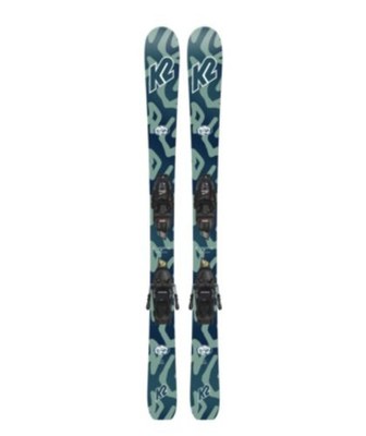 K2 Indy Kid's All-Mountain Skis, 76cm w/ FDT 4.5 Jr Bindings MY25